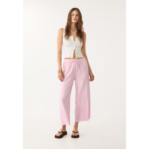 Jupe-culotte en lin XS - Stradivarius - Modalova
