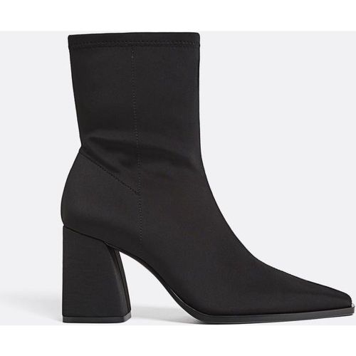 Bottines à talon effet néoprène 35 - Stradivarius - Modalova