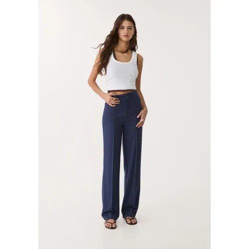 Pantalon habillé nervuré 32 - Stradivarius - Modalova