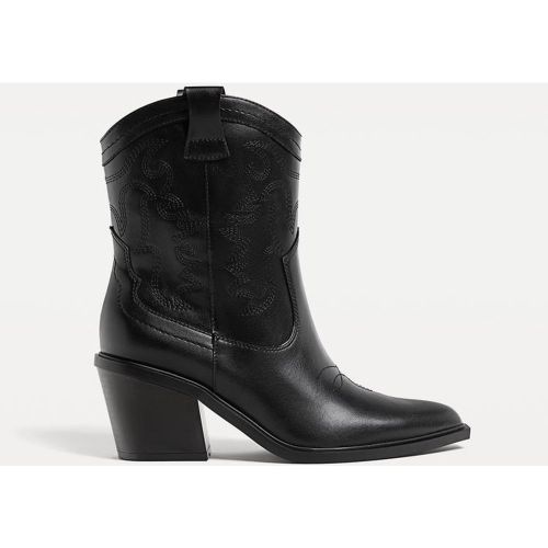 Bottines cowboy à talon 35 - Stradivarius - Modalova