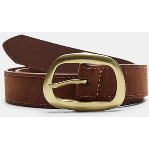 Ceinture surpiquée à boucle asymétrique 70 - Stradivarius - Modalova