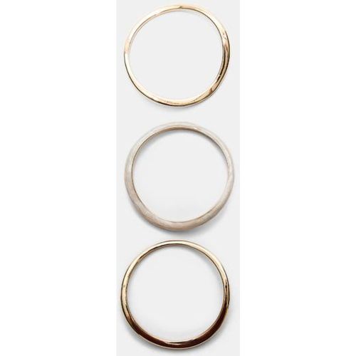 Ensemble de 3 bracelets joncs émaillés OS - Stradivarius - Modalova