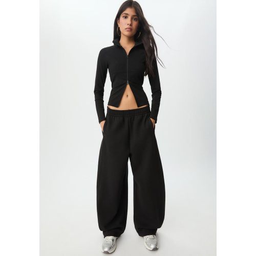 Pantalon molleton barrel XS - Stradivarius - Modalova