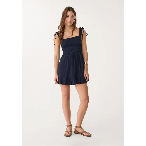 Robe courte fluide XS - Stradivarius - Modalova