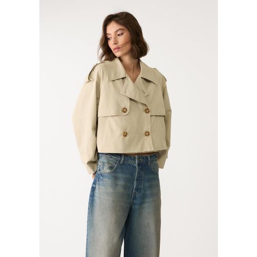Trench cropped fluide XS - Stradivarius - Modalova