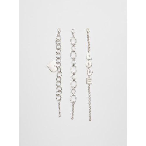 Lot de 3 bracelets Love OS - Stradivarius - Modalova