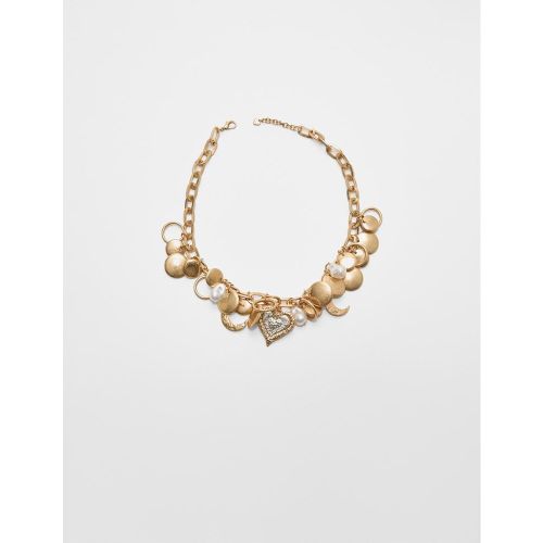 Collier multi-charms cœurs OS - Stradivarius - Modalova