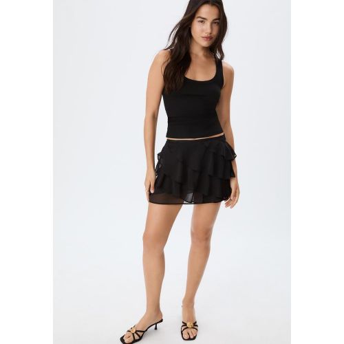 Mini jupe-culotte à volants XS - Stradivarius - Modalova