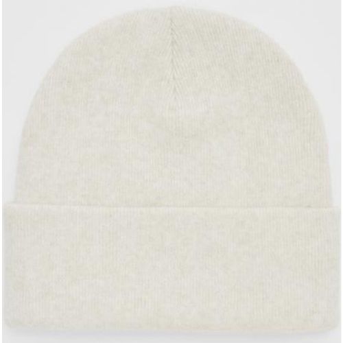 Bonnet à double revers Écru OS - Stradivarius - Modalova