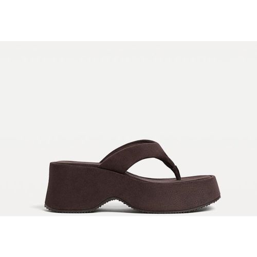 Sandales compensées à plateforme 35 - Stradivarius - Modalova