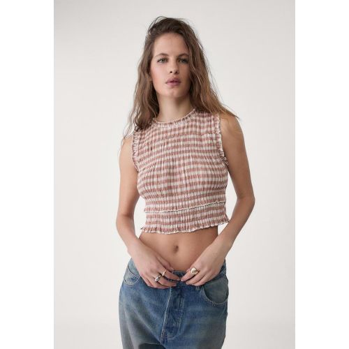 Top à carreaux en fonte XS - Stradivarius - Modalova