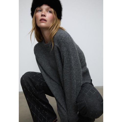 Jean brillant diamant DENIM NOIR EFFET DÉLAVÉ 32 - Stradivarius - Modalova