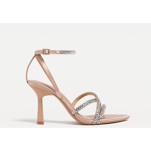 Sandales bijoux à talon 35 - Stradivarius - Modalova