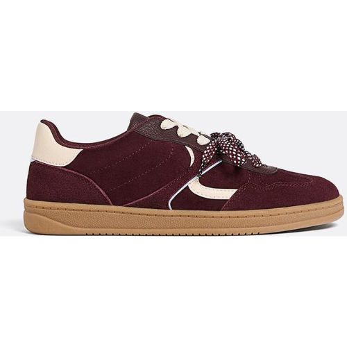 Baskets casual en croûte de cuir 35 - Stradivarius - Modalova