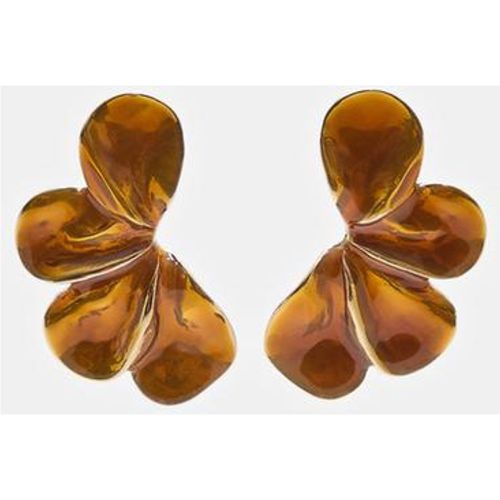 Boucle d'oreille éventail émaillée OS - Stradivarius - Modalova