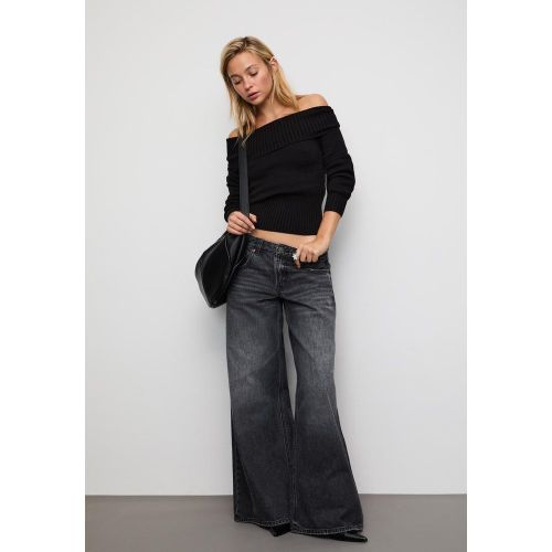 Pull maille épaules dénudées XS - Stradivarius - Modalova