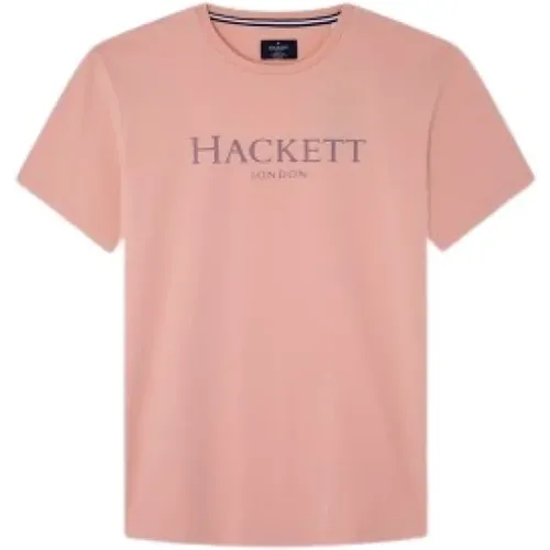 Hackett - Tops > T-Shirts - Pink - Hackett - Modalova
