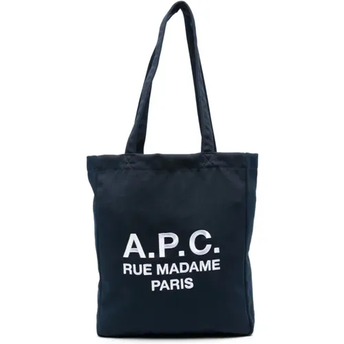 A.p.c. - Bags > Tote Bags - Blue - A.p.c. - Modalova