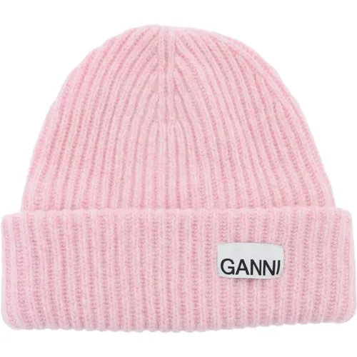 Accessories > Hats > Beanies - - Ganni - Modalova