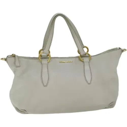 Pre-owned > Pre-owned Bags > Pre-owned Tote Bags - - Miu Miu Pre-owned - Modalova