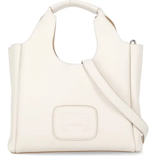 Hogan - Bags > Handbags - Beige - Hogan - Modalova