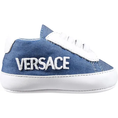Versace - Shoes > Sneakers - Blue - Versace - Modalova