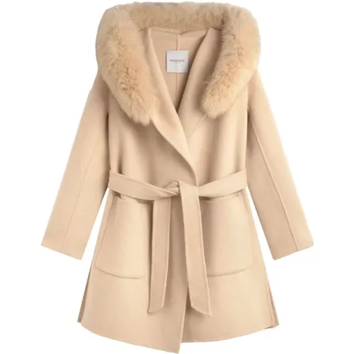 Coats > Belted Coats - - Ermanno Scervino - Modalova