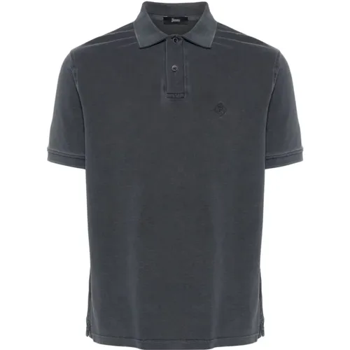 Herno - Tops > Polo Shirts - Blue - Herno - Modalova