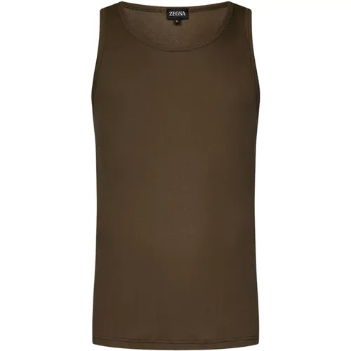 Tops > Sleeveless Tops - - Ermenegildo Zegna - Modalova