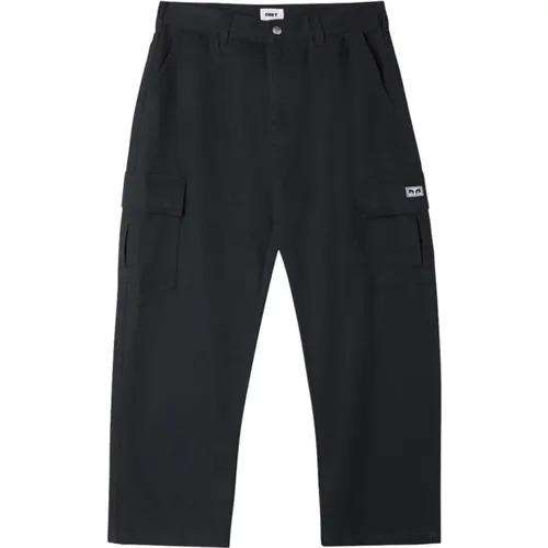 Trousers > Straight Trousers - - Obey - Modalova