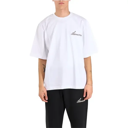 Laneus - Tops > T-Shirts - White - Laneus - Modalova