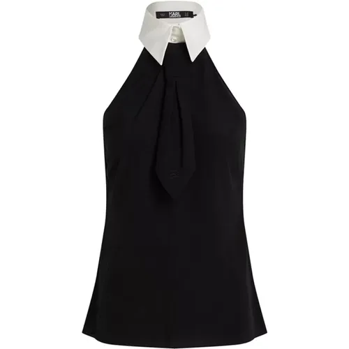 Tops > Sleeveless Tops - - Karl Lagerfeld - Modalova