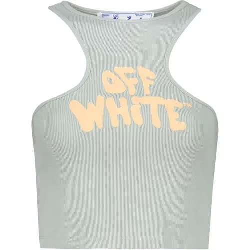 Tops > Sleeveless Tops - - Off White - Modalova