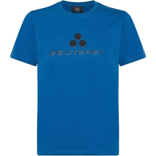Peuterey - Tops > T-Shirts - Blue - Peuterey - Modalova