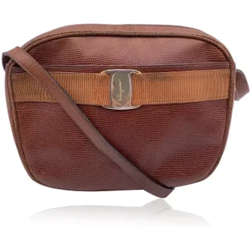 Pre-owned > Pre-owned Bags > Pre-owned Cross Body Bags - - Salvatore Ferragamo Pre-owned - Modalova