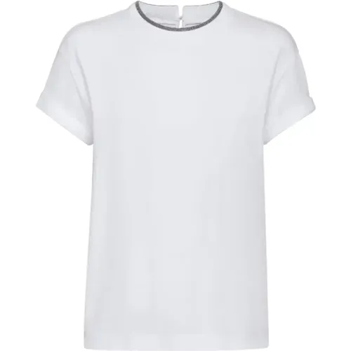 Tops > T-Shirts - - BRUNELLO CUCINELLI - Modalova