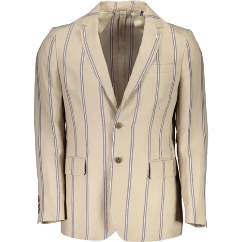 Gant - Jackets > Blazers - Beige - Gant - Modalova