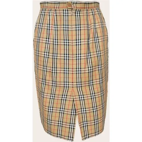 Pre-owned > Pre-owned Skirts - - Burberry Vintage - Modalova