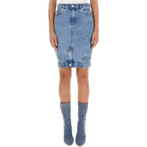 Skirts > Denim Skirts - - Moschino - Modalova