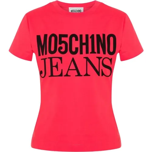 Moschino - Tops > T-Shirts - Red - Moschino - Modalova
