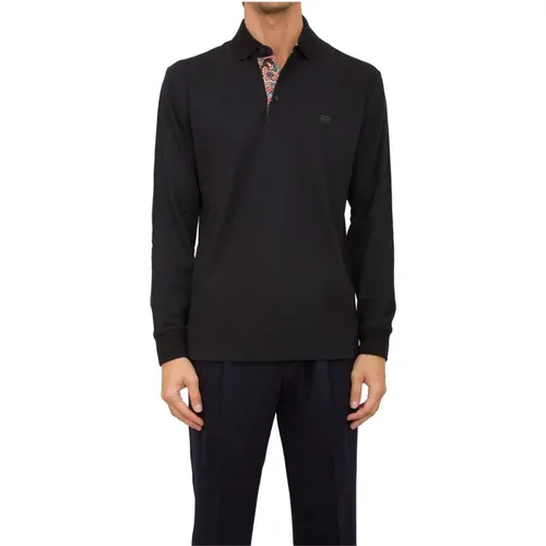 Etro - Tops > Polo Shirts - Black - ETRO - Modalova