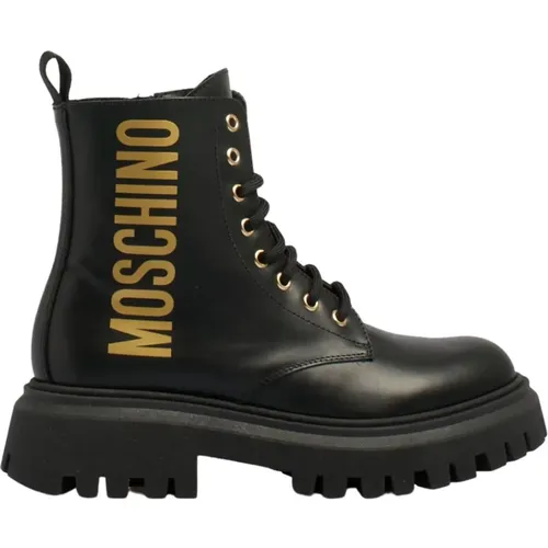 Shoes > Boots > Lace-up Boots - - Moschino - Modalova