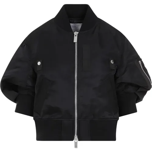 Jackets > Bomber Jackets - - Sacai - Modalova