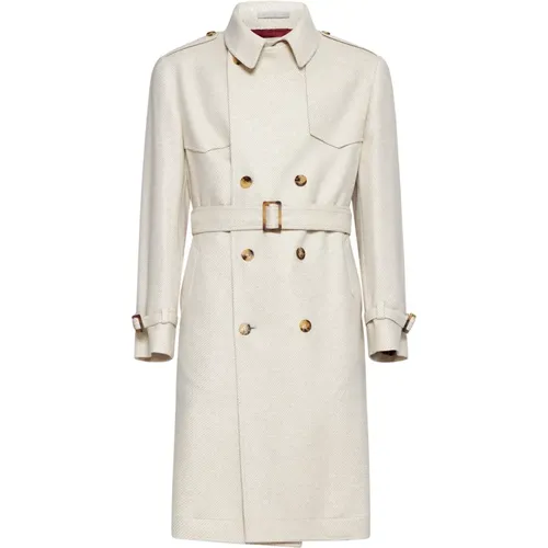 Coats > Trench Coats - - BRUNELLO CUCINELLI - Modalova