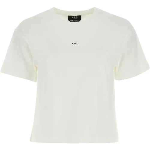 A.p.c. - Tops > T-Shirts - White - A.p.c. - Modalova