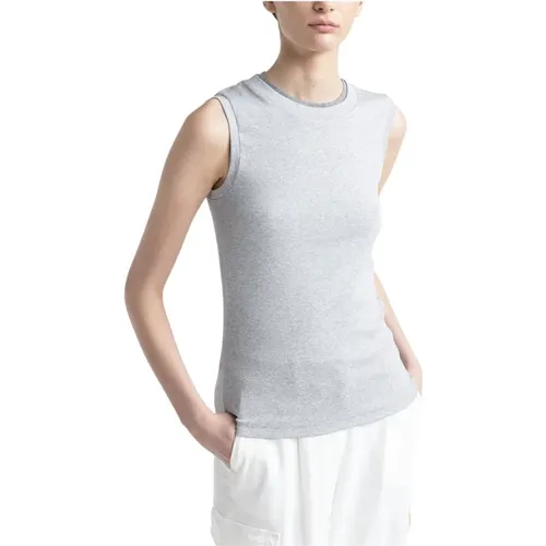 Tops > Sleeveless Tops - - PESERICO - Modalova