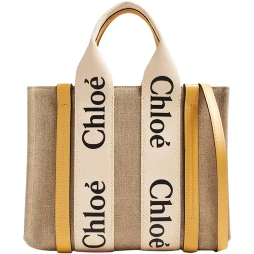 Chloé - Bags > Tote Bags - Beige - Chloé - Modalova