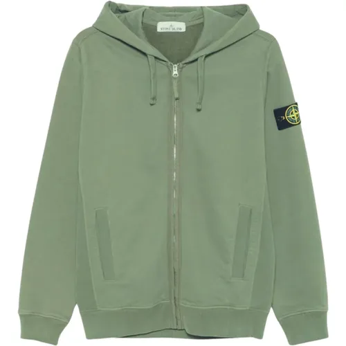 Sweatshirts & Hoodies > Zip-throughs - - Stone Island - Modalova