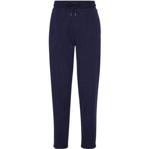 Trousers > Sweatpants - - BRUNELLO CUCINELLI - Modalova