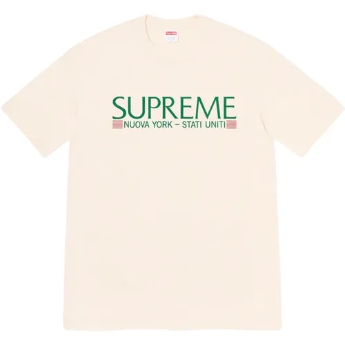 Supreme - Tops > T-Shirts - Beige - Supreme - Modalova